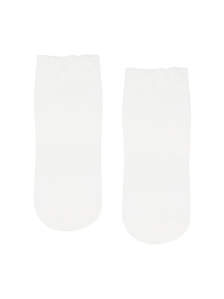 Quarter Crew Non Slip Grip Socks